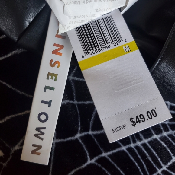 FAUX LEATHER DRESS - Picture 5 of 5